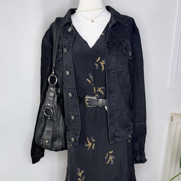 Mads Nørgaard Black Denim Jacket | Jessie Words Style | Size 38 (M) - Picture 2 of 8